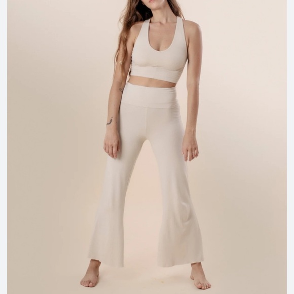 Indigo Luna Pants - Indigo Luna Agni flares pearl